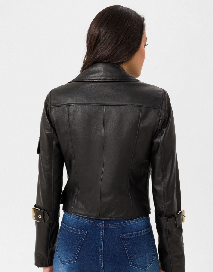 Ruby Biker Leather Jacket